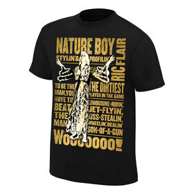 Ric Flair "Stylin & Profilin" Authentic T-Shirt T-Shirt PW Catalog