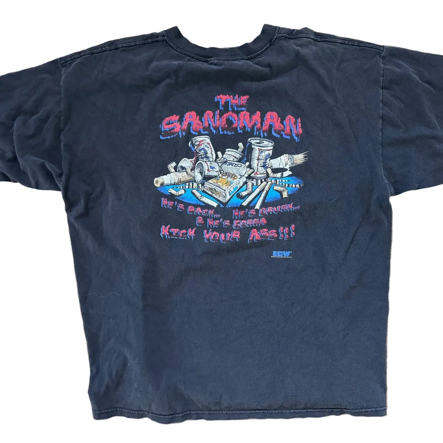 1999 ECW Sandman Drunk 24-7 T-Shirt Pwcatalog