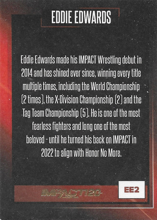 Eddie Edwards trading card PW Catalog