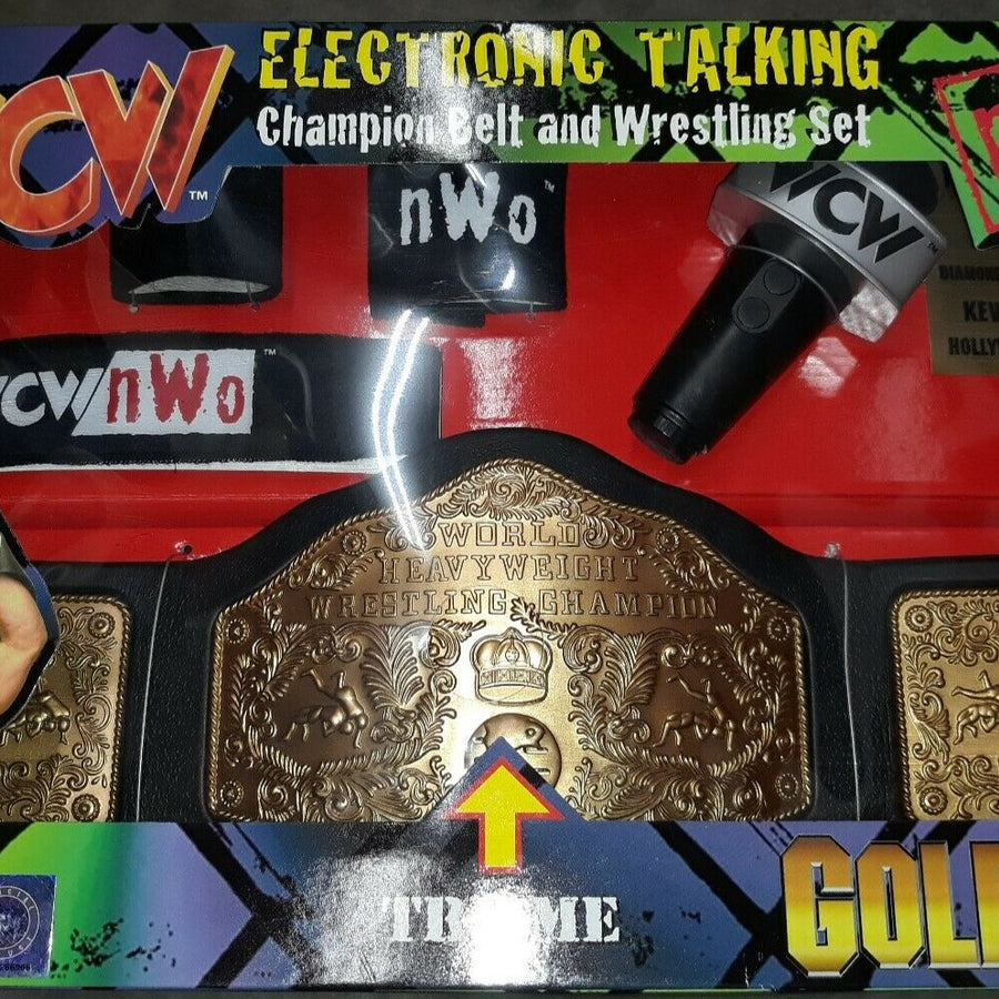 WCW Electronic Talking Championship Belt by Manley Toy Quest PWcatalog