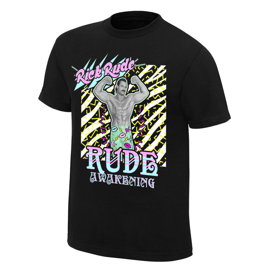 Rick Rude Neon Collection Graphic T-Shirt T-Shirt PW Catalog