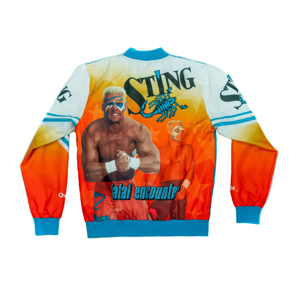 Surfer Sting Retro Fanimation Chalk Line Jacket
