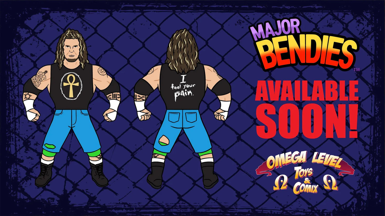 Major Wrestling Figure Podcast Major Bendies Raven [Exclusive] Action & Toy Figures PWcatalog