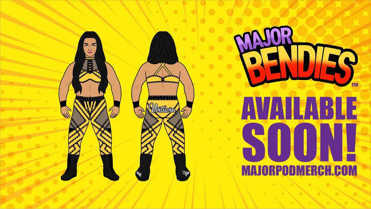 Major Wrestling Figure Podcast Major Bendies Series 5 Deonna Purrazzo Action & Toy Figures PWcatalog