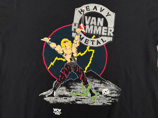 1991 WCW “Heavy Metal” Van Hammer T-Shirt - image 2
