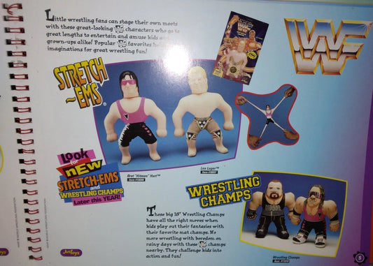 WWF Just Toys Wrestling Buddies Unreleased/Prototype Diesel & Bret "Hitman" Hart [Unreleased] - image 2