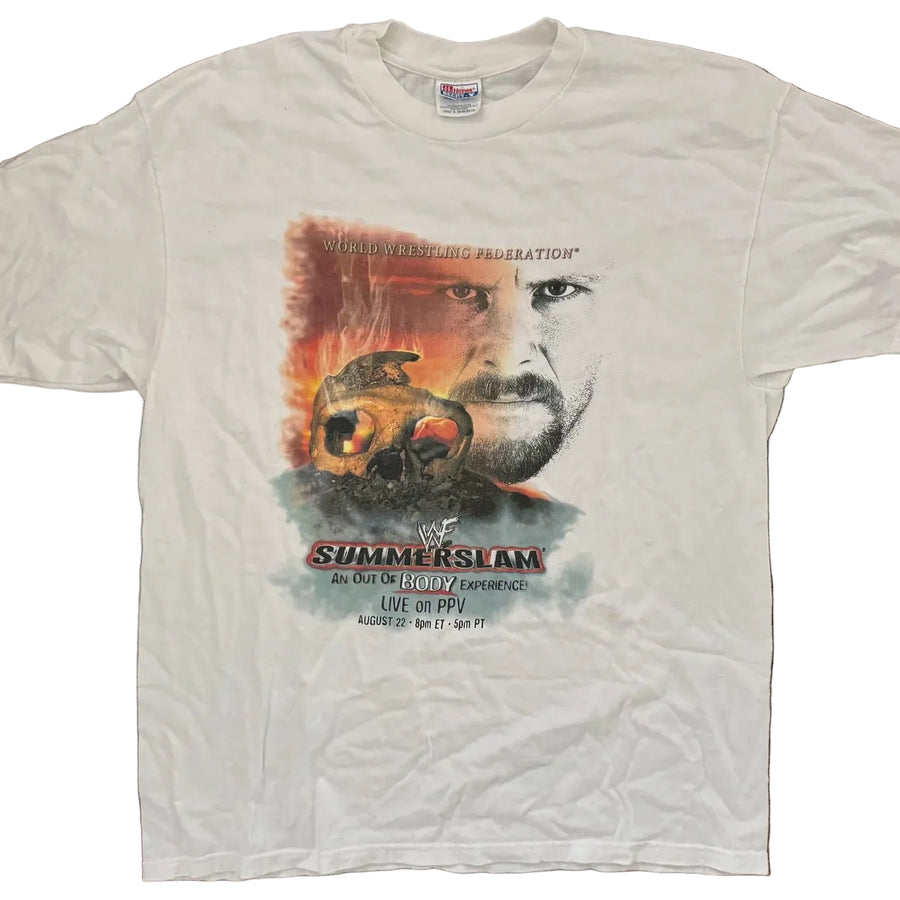 1999 WWF Summerslam Steve Austin T-shirt Pwcatalog