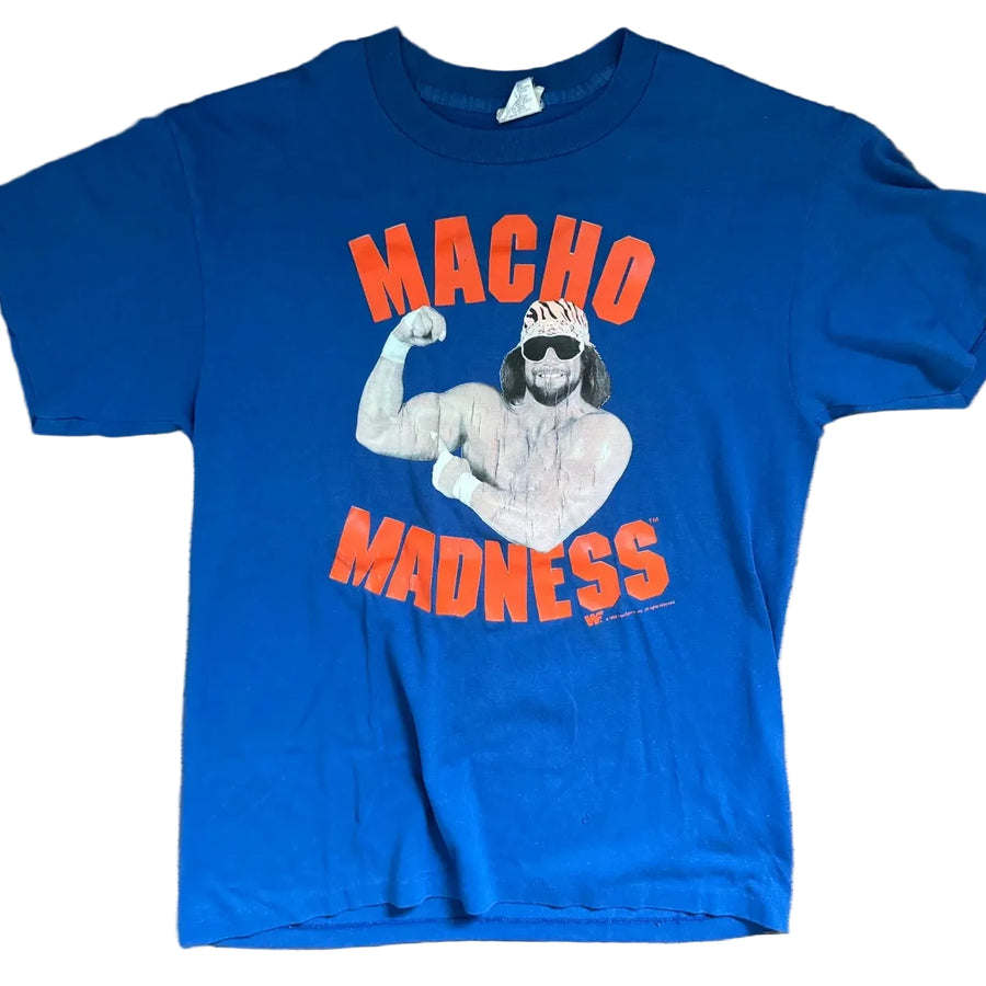 1988 WWF “Macho Man” Randy Savage “Macho Madness” T-Shirt Pwcatalog