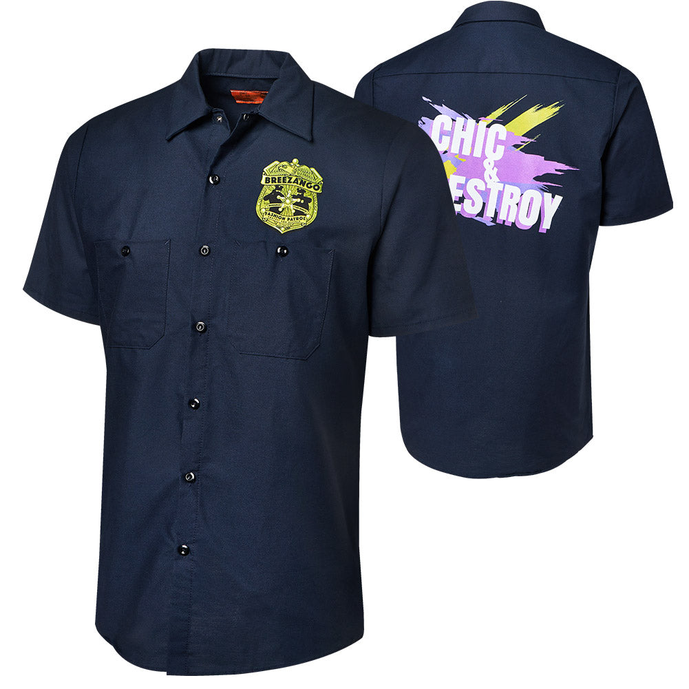 Breezango "Chic & Destroy" Work Shirt