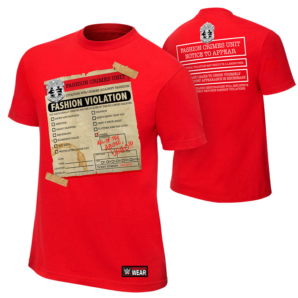 Breezango "Fashion Violation" Youth Authentic T-Shirt T-Shirt PW Catalog