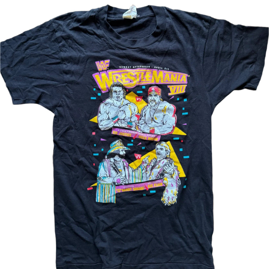 WWF Wrestlemania VIII T-shirt 1992 Pwcatalog