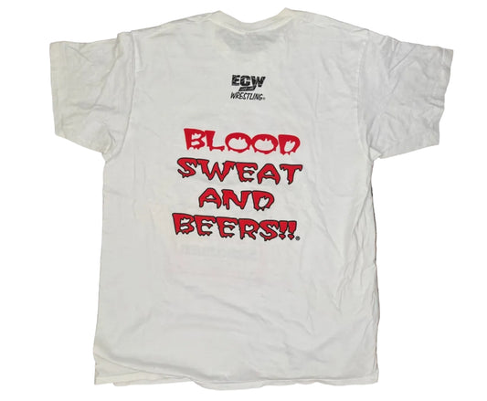 1997 ECW Sandman “Blood, Sweat and Beers” T-shirt Pwcatalog