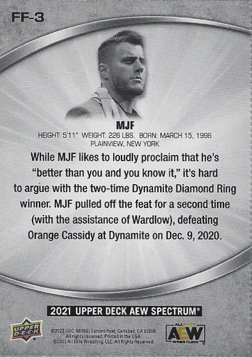 MJF trading card PW Catalog