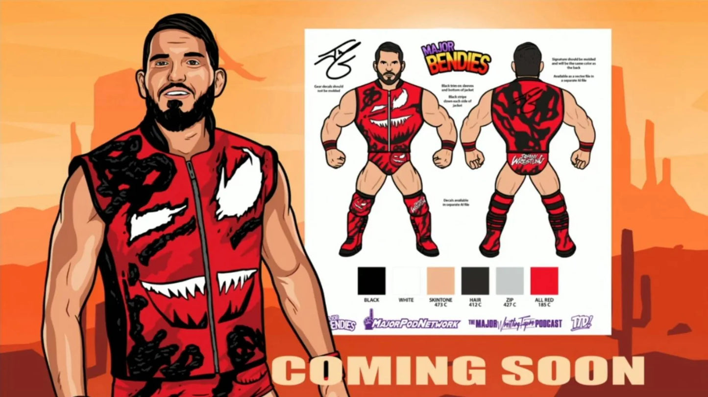 Major Wrestling Figure Podcast Major Bendies Johnny Gargano Action & Toy Figures PWcatalog