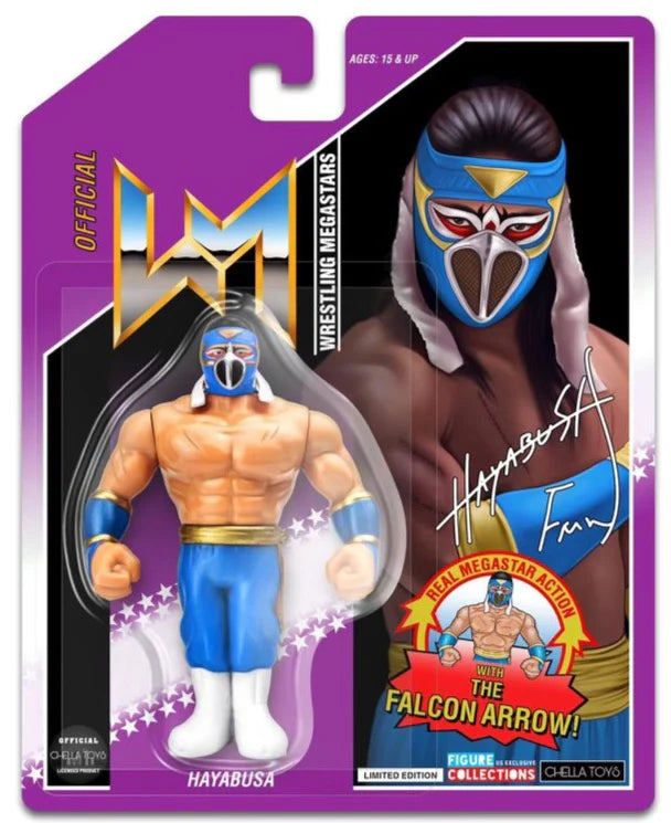 Chella Toys Wrestling Megastars 1 Hayabusa [Blue Variant] Action & Toy Figures Pwcatalog