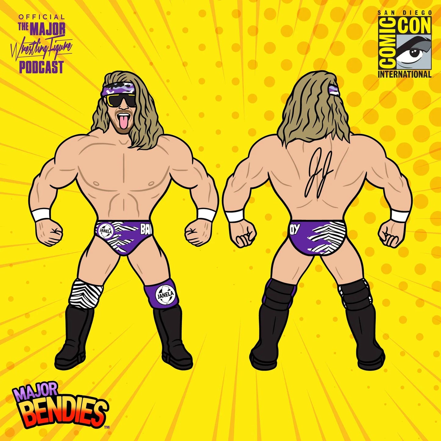 Major Wrestling Figure Podcast Major Bendies Series 4 Joey Janela Action & Toy Figures PWcatalog