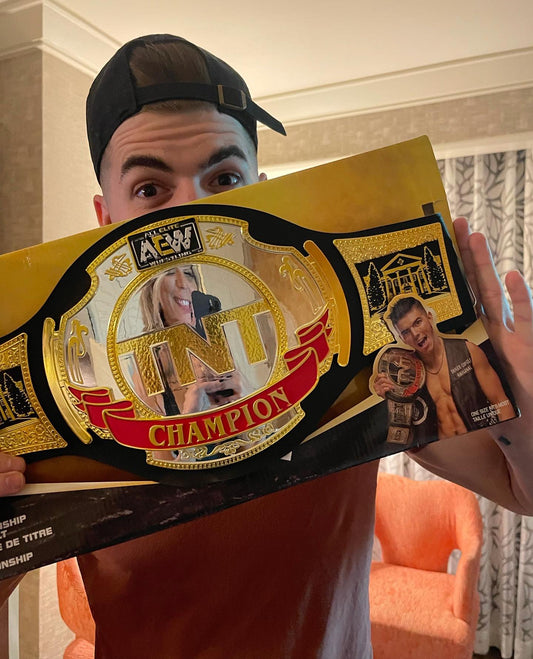 AEW TNT Championship foam belt by jazwares