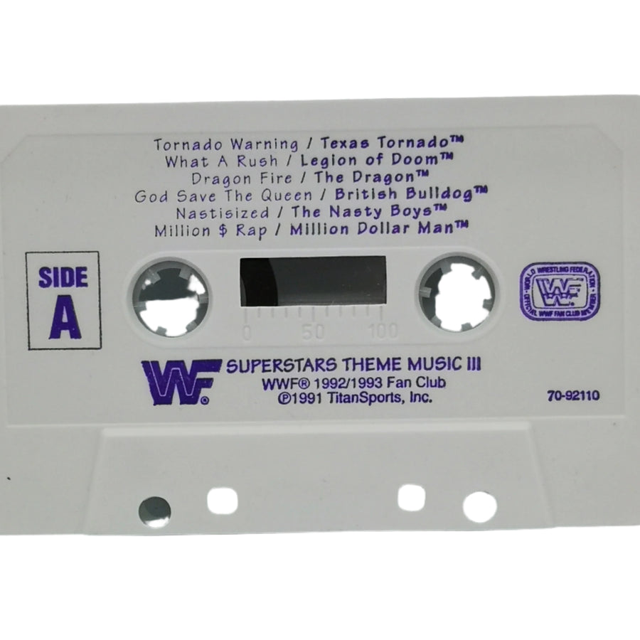 Fan Club - 1992-1993 - Superstars Theme Music III Music Cassette Music CDs PWcatalog