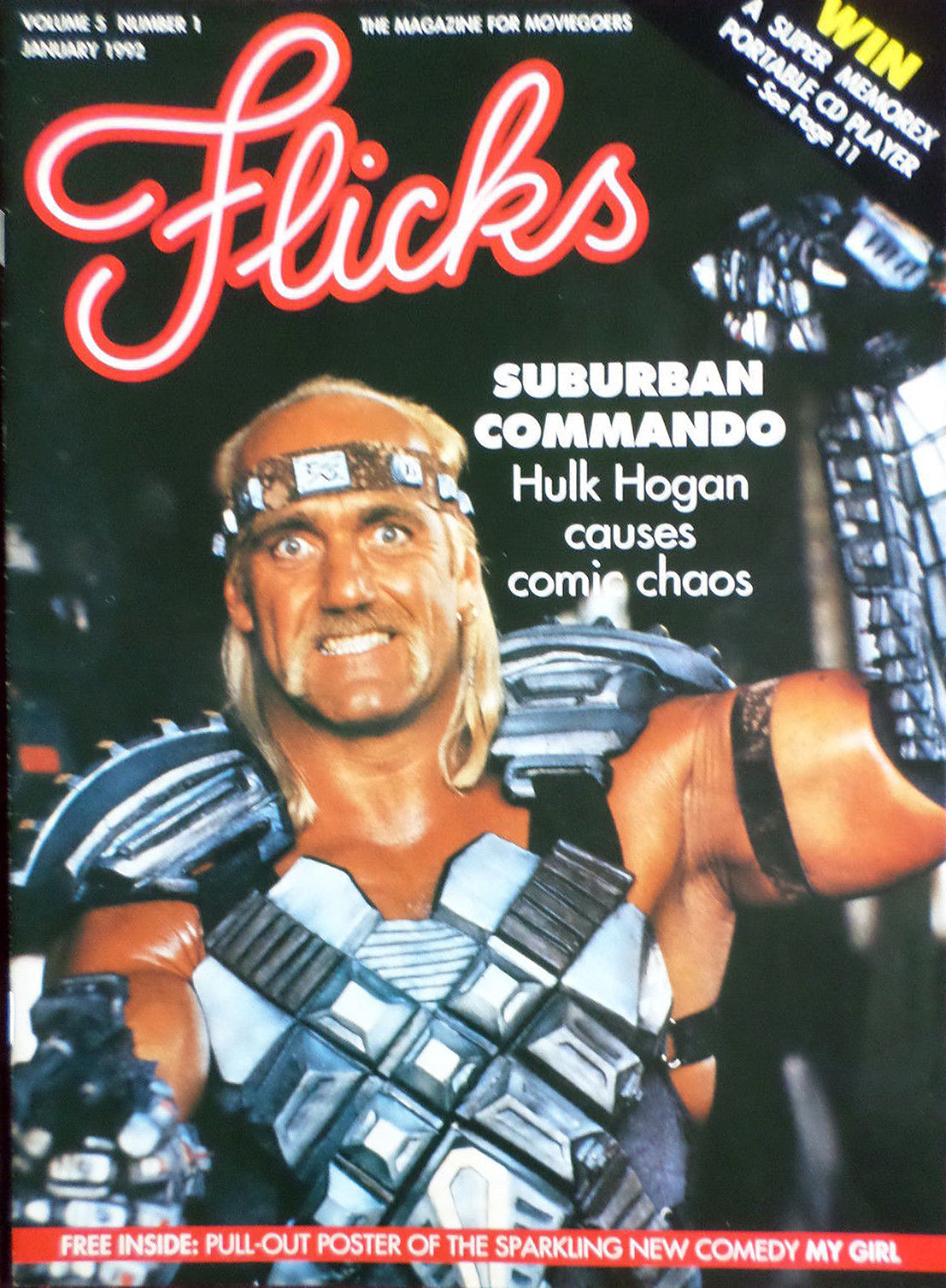 Flicks Magazine January 1992 Magazine PWcatalog