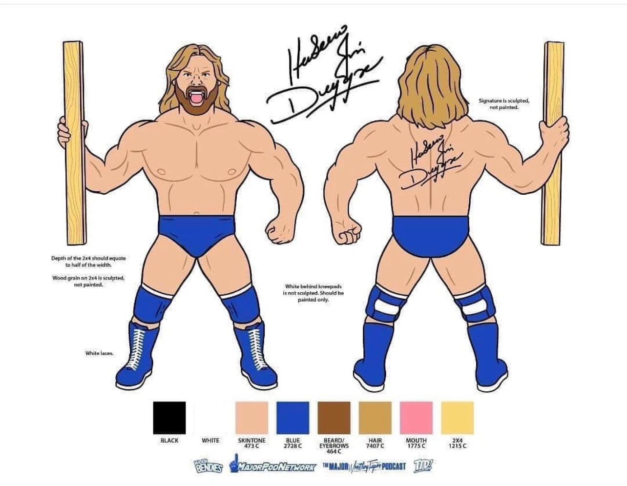 Major Wrestling Figure Podcast Major Bendies Hacksaw Jim Duggan Action & Toy Figures PWcatalog