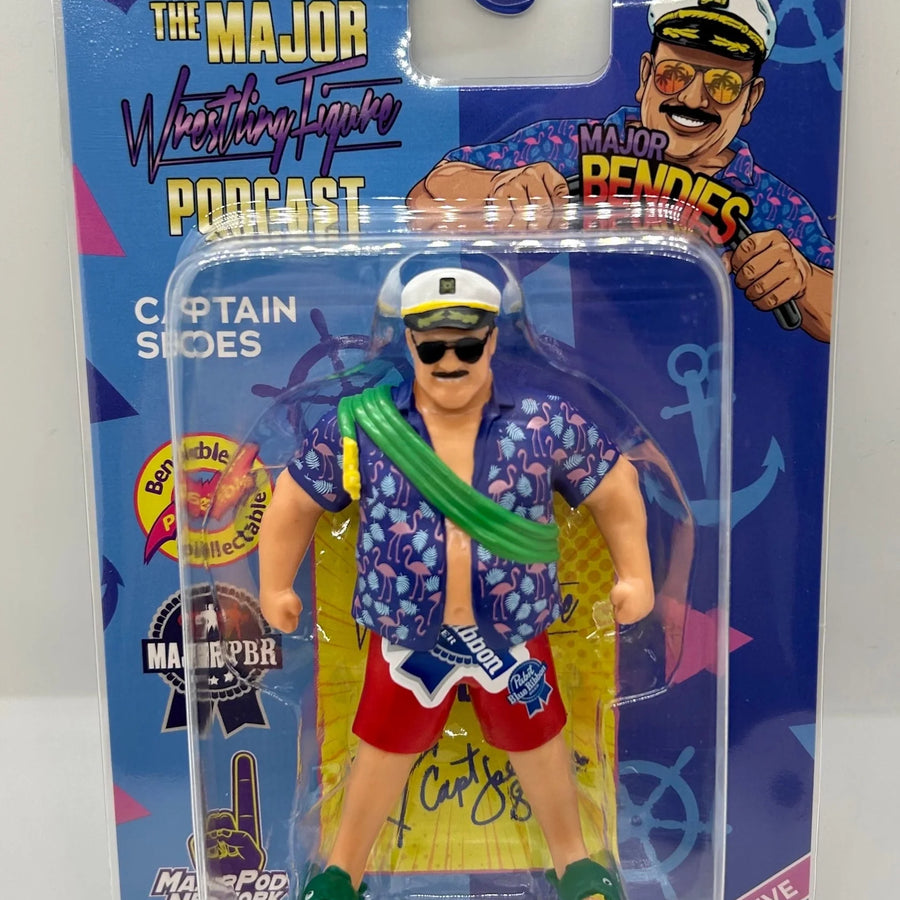 Major Wrestling Figure Podcast Major Bendies Captain Joe Shoes Action & Toy Figures PWcatalog