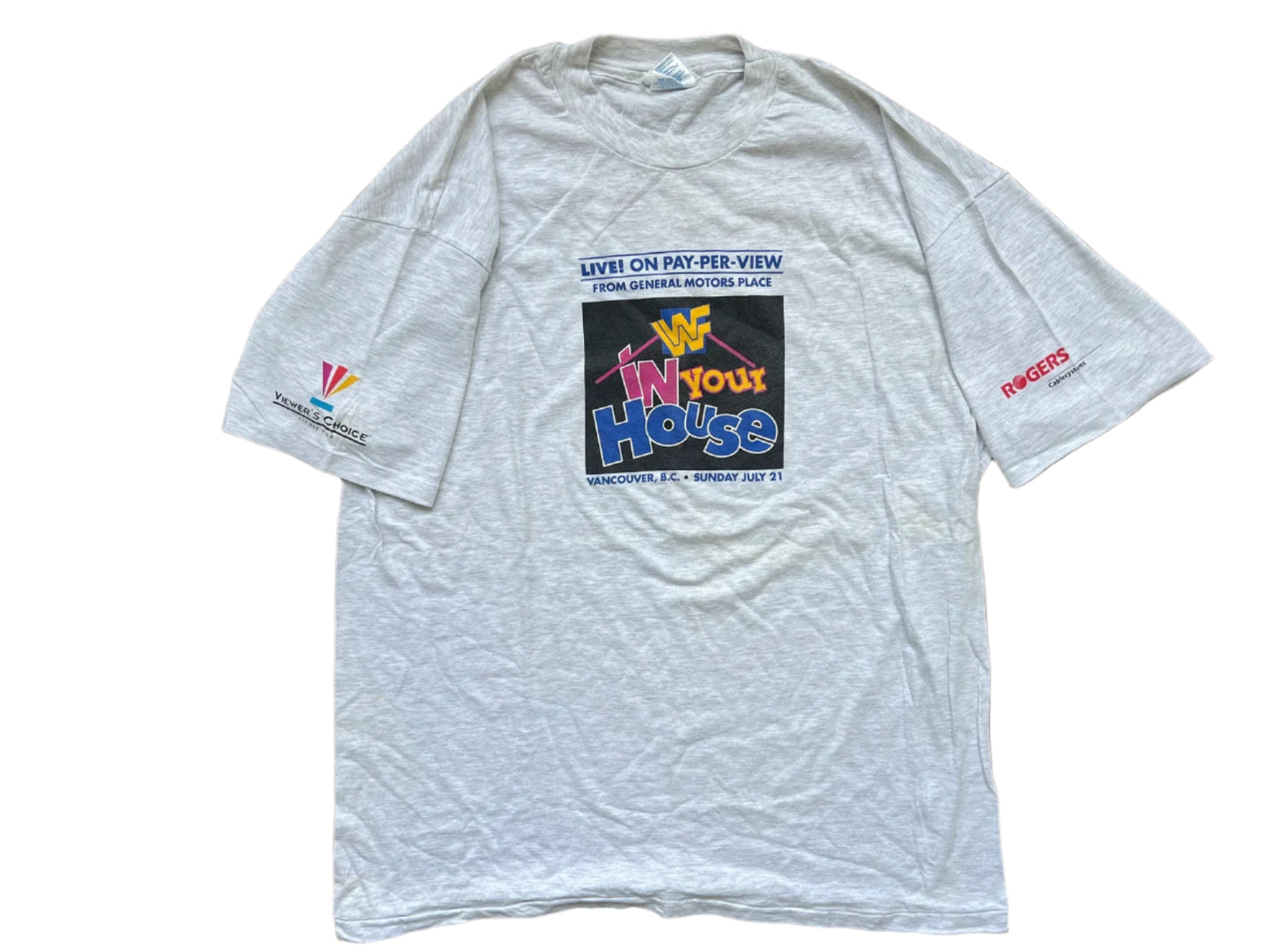 1997 In Your House 9: International Incident T-shirt Pwcatalog
