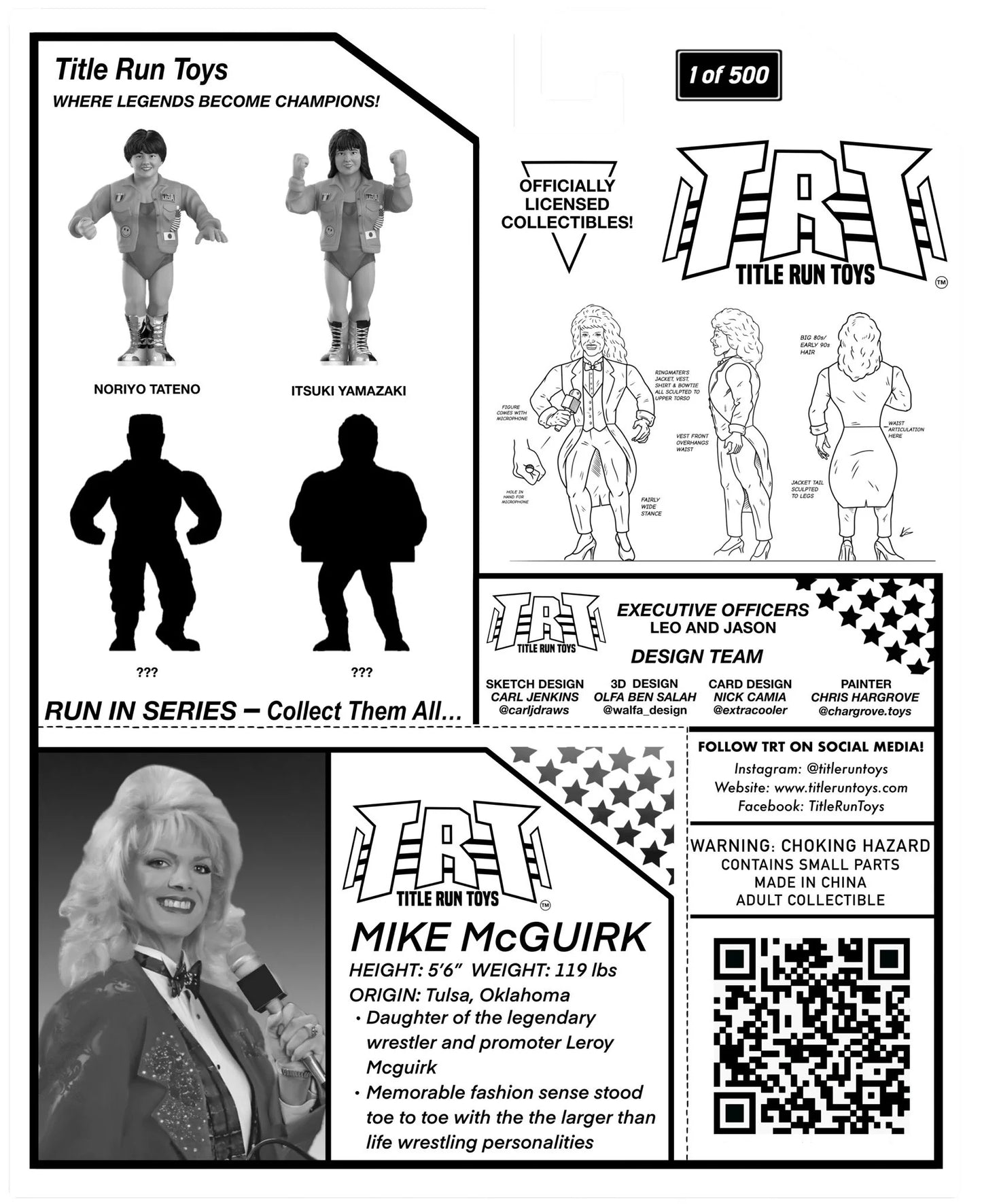 Title Run Toys Run-In Series Mike McGuirk WrestleFest Edition