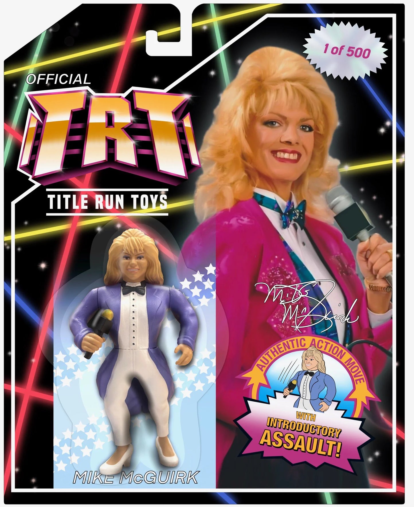 Title Run Toys Run-In Series Mike McGuirk WrestleFest Edition