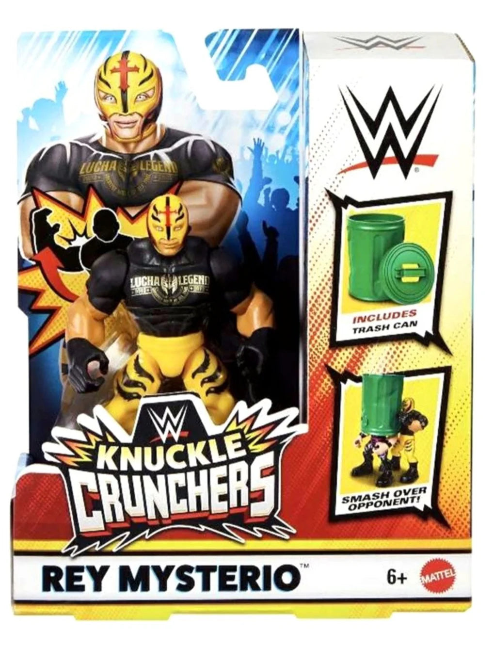 WWE Mattel Knuckle Crunchers Series 3 Rey Mysterio Action & Toy Figures PWcatalog