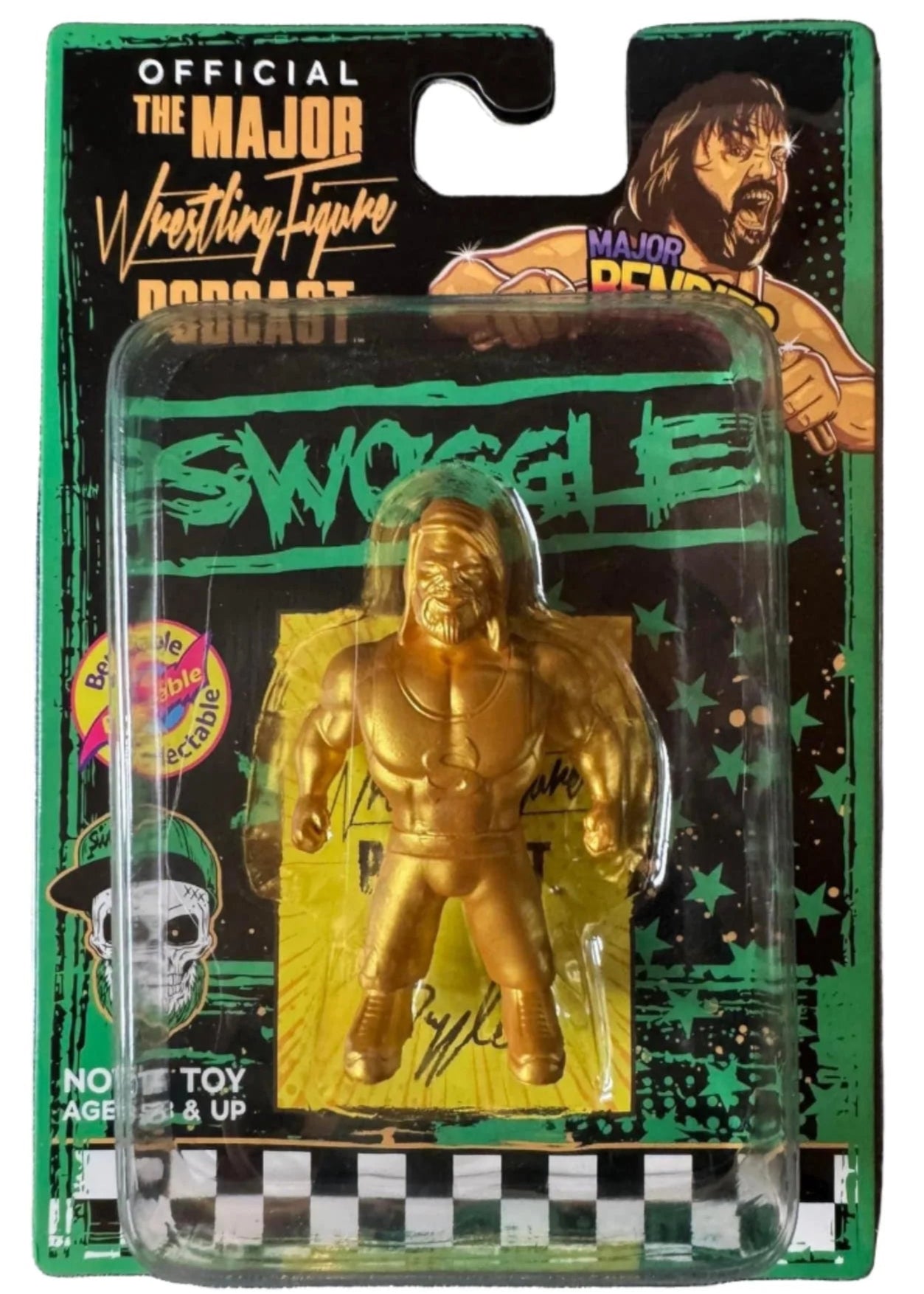 Major Wrestling Figure Podcast Major Bendies Limited Edition Swoggle Action & Toy Figures PWcatalog
