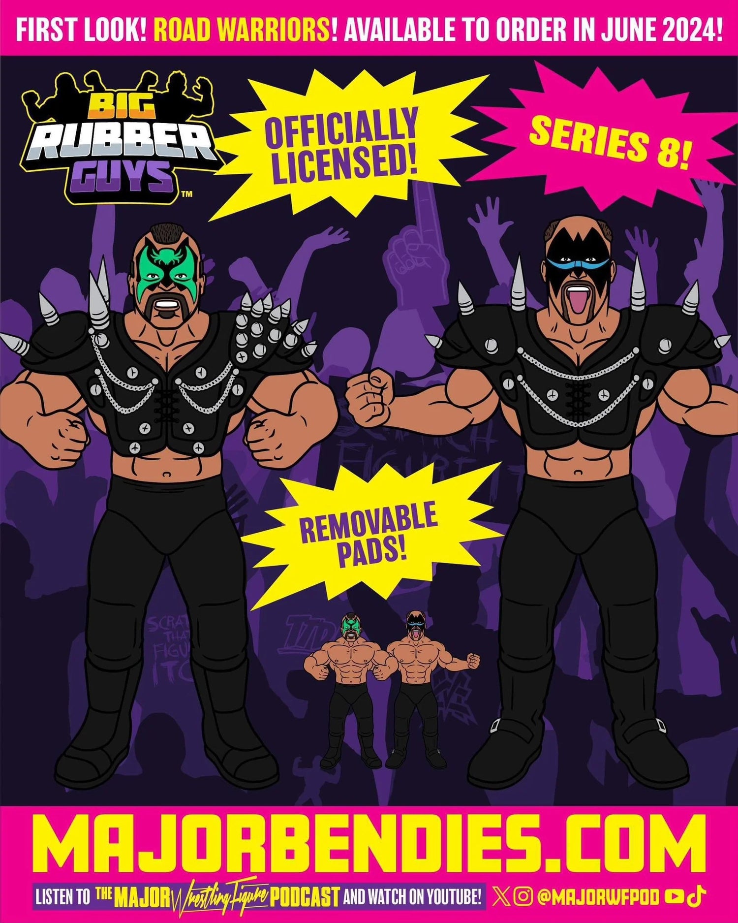 Big Rubber Guys Road Warrior Hawk Series 8 Action & Toy Figures PWcatalog