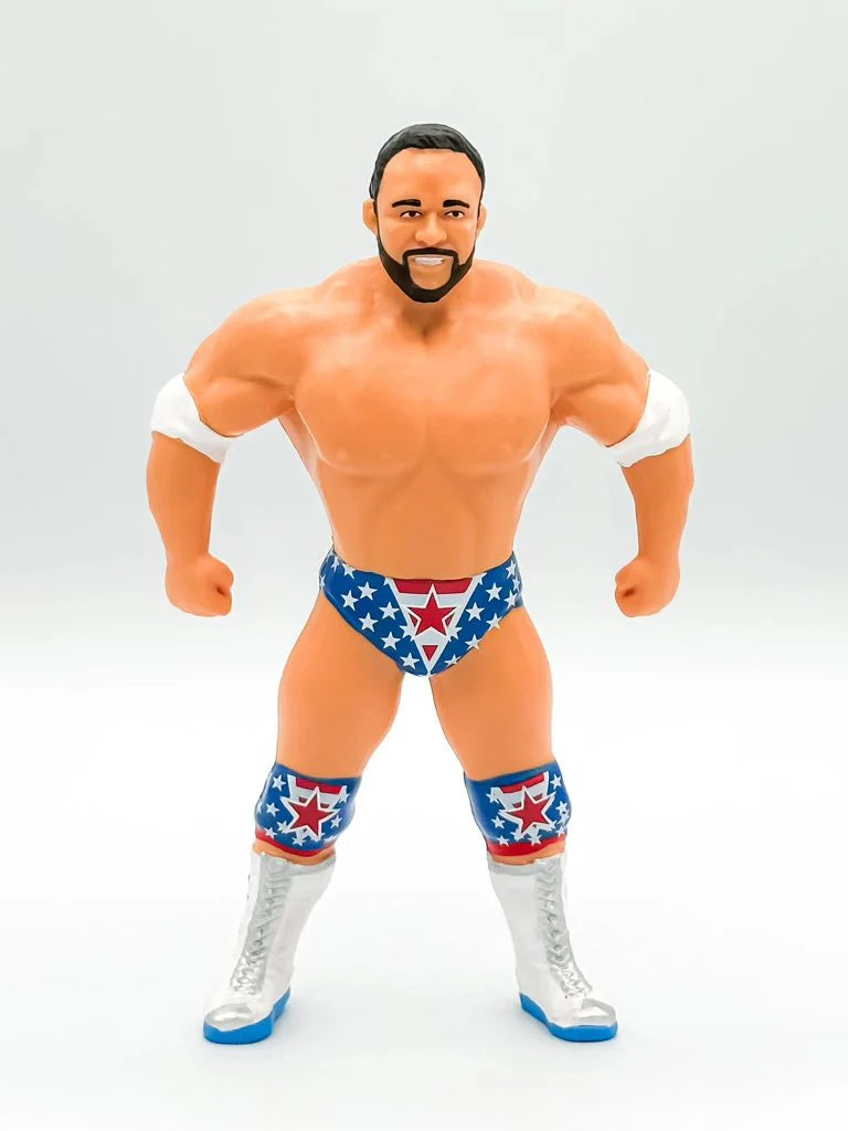 Major Wrestling Figure Podcast Major Bendies QT Marshall (Red, White & Blue) Action & Toy Figures PWcatalog
