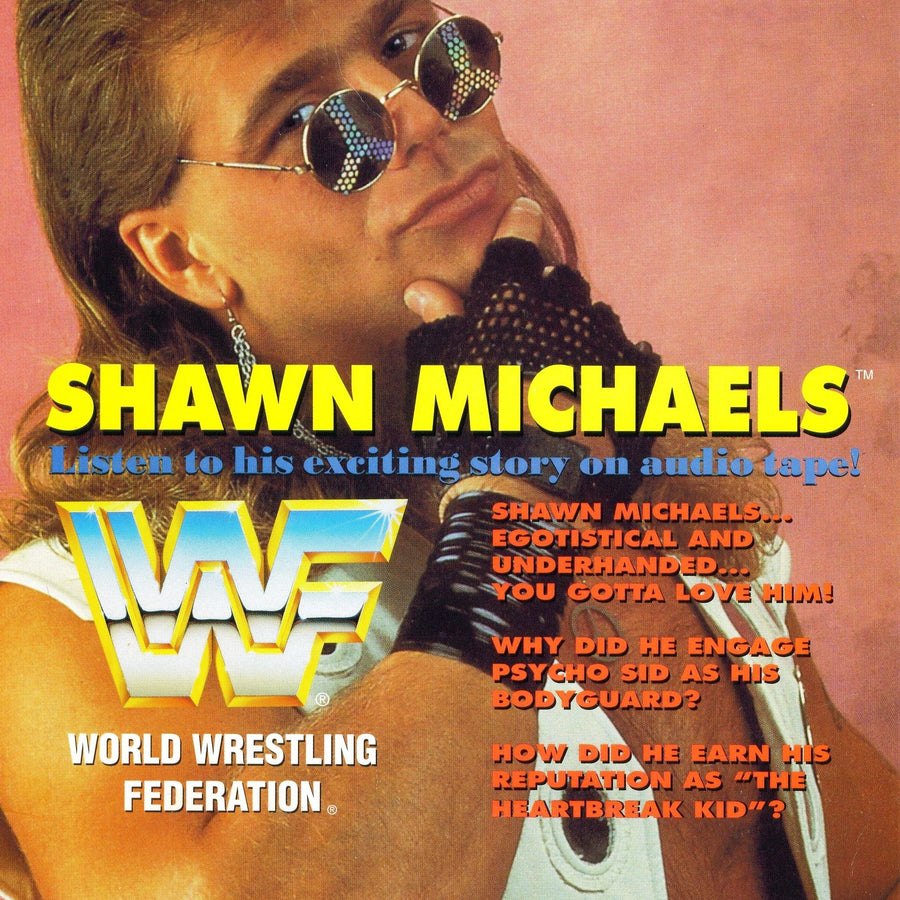 WWF Audio Biography Cassette - Shawn Michaels 1995 Music CDs PWcatalog