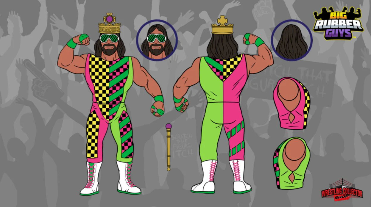 Big Rubber Guys "Macho King" Randy Savage Action & Toy Figures PWcatalog