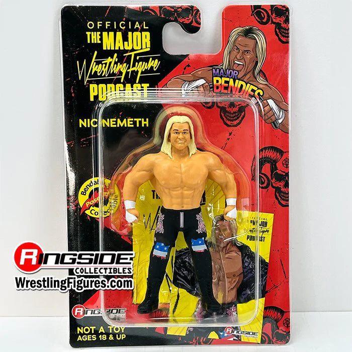 Major Wrestling Figure Podcast Major Bendies Ringside Exclusive Nic Nemeth Action & Toy Figures PWcatalog