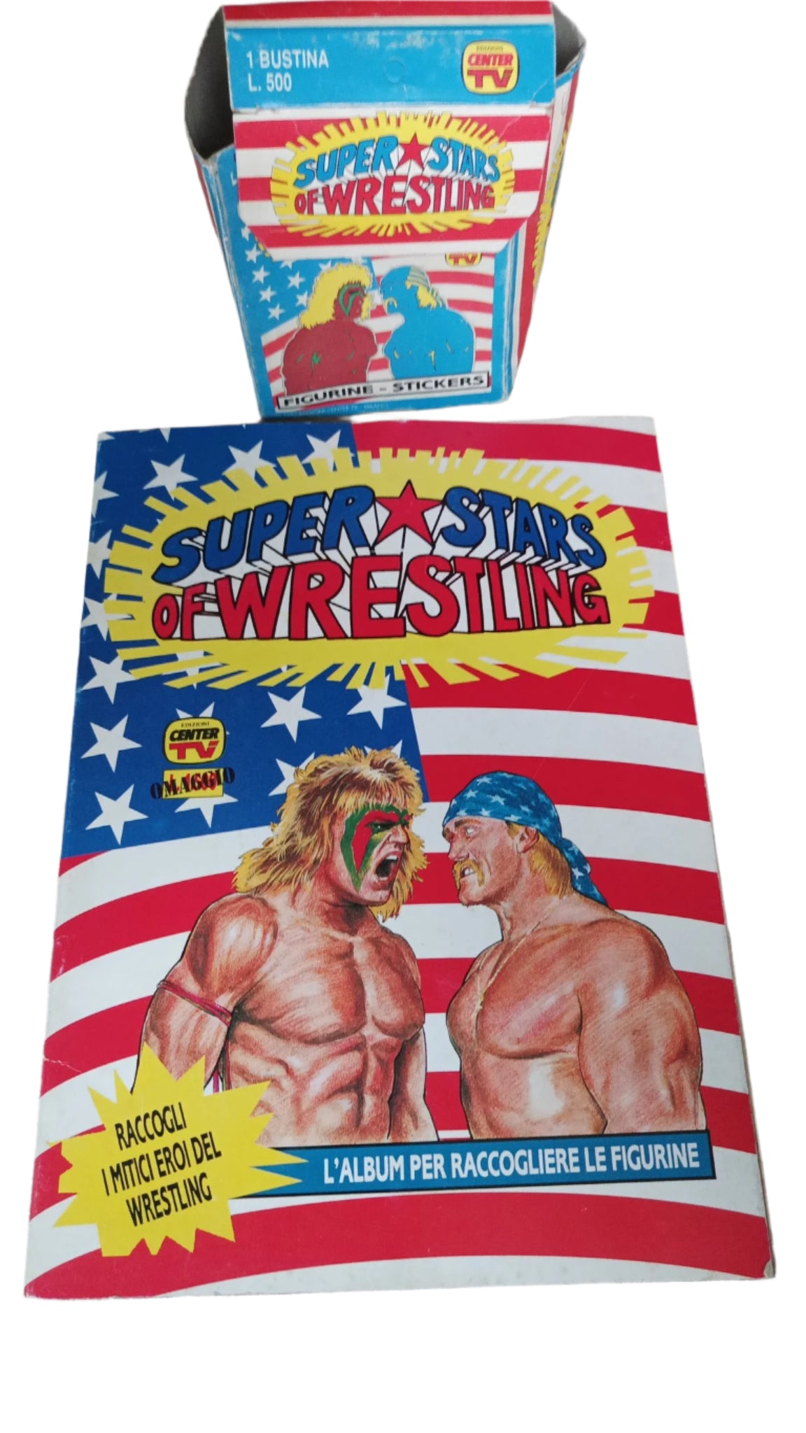 Super Stars of Wrestling Stickers Album 1994 From Italy Stickers Album PW Catalog