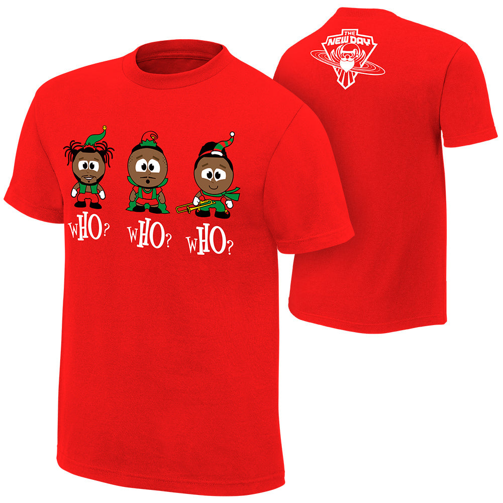 The New Day "Who Who Who" Holiday T-Shirt T-Shirt PW Catalog