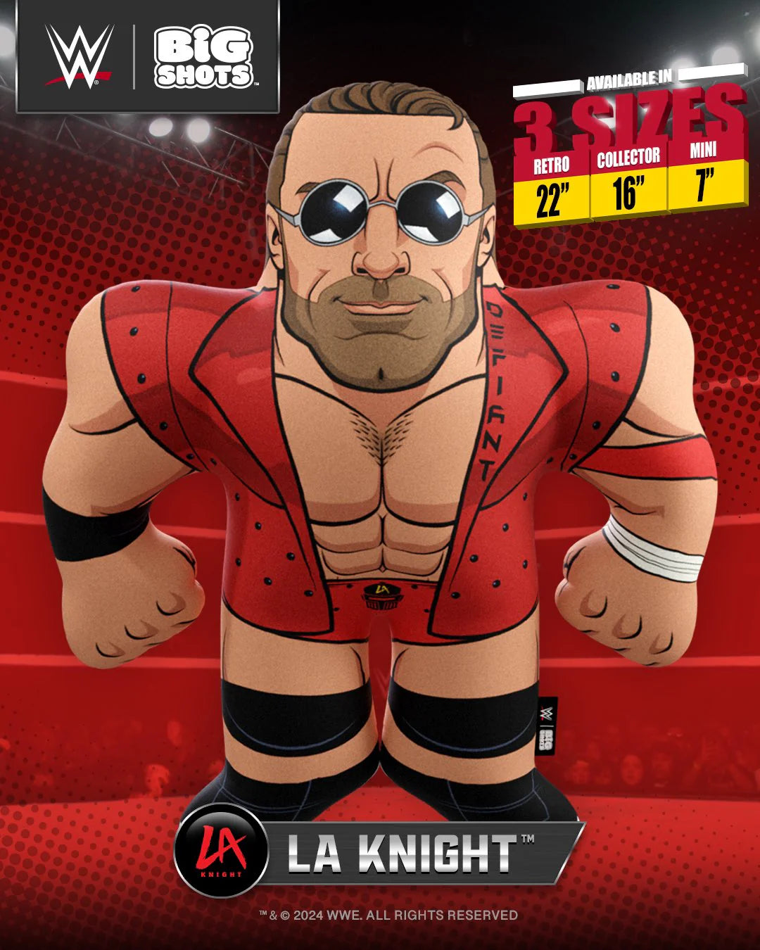 WWE Big Shots LA Knight 2024 PWcatalog
