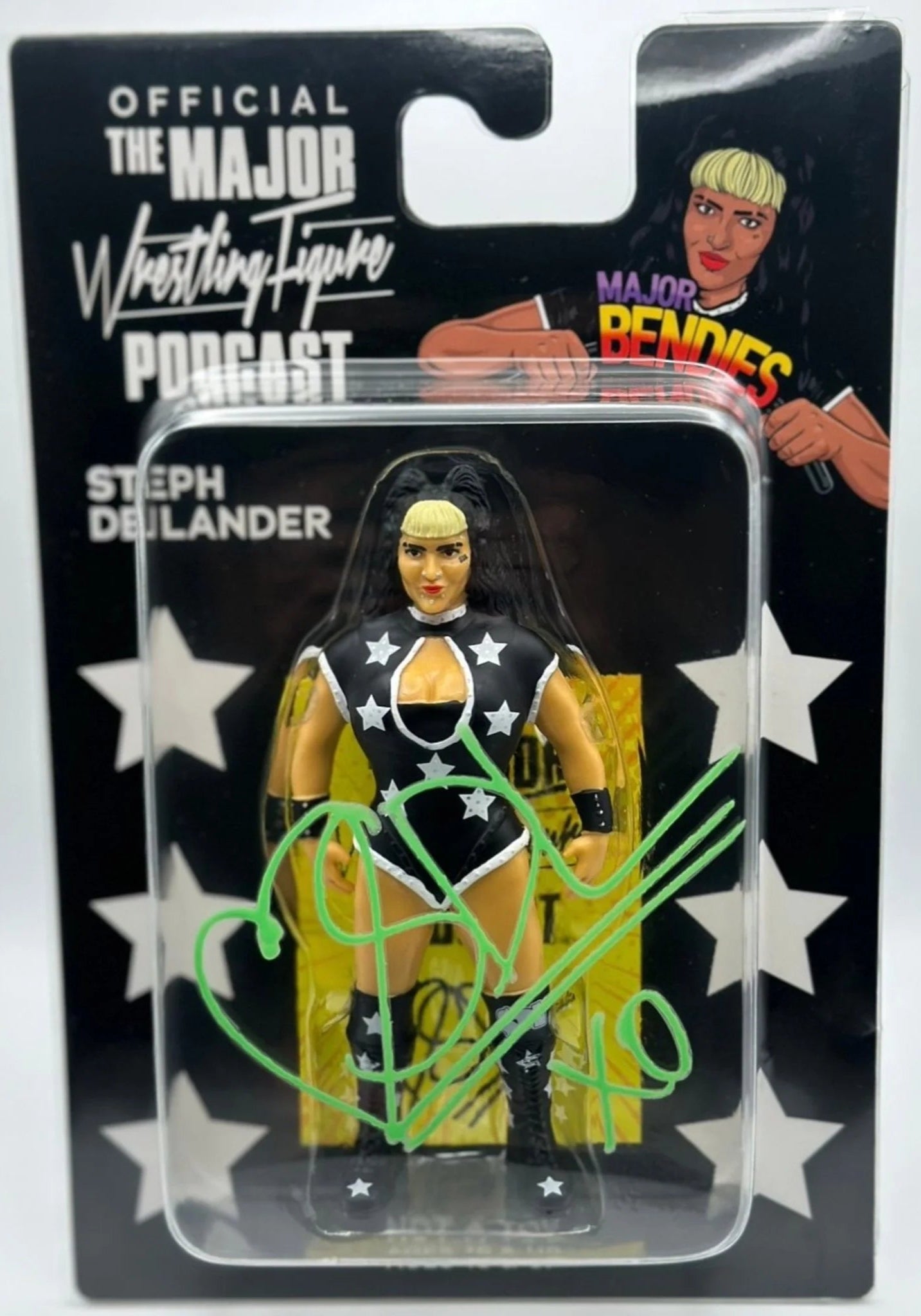 Major Wrestling Figure Podcast Major Bendies Steph De Lander [Exclusive] Action & Toy Figures PWcatalog