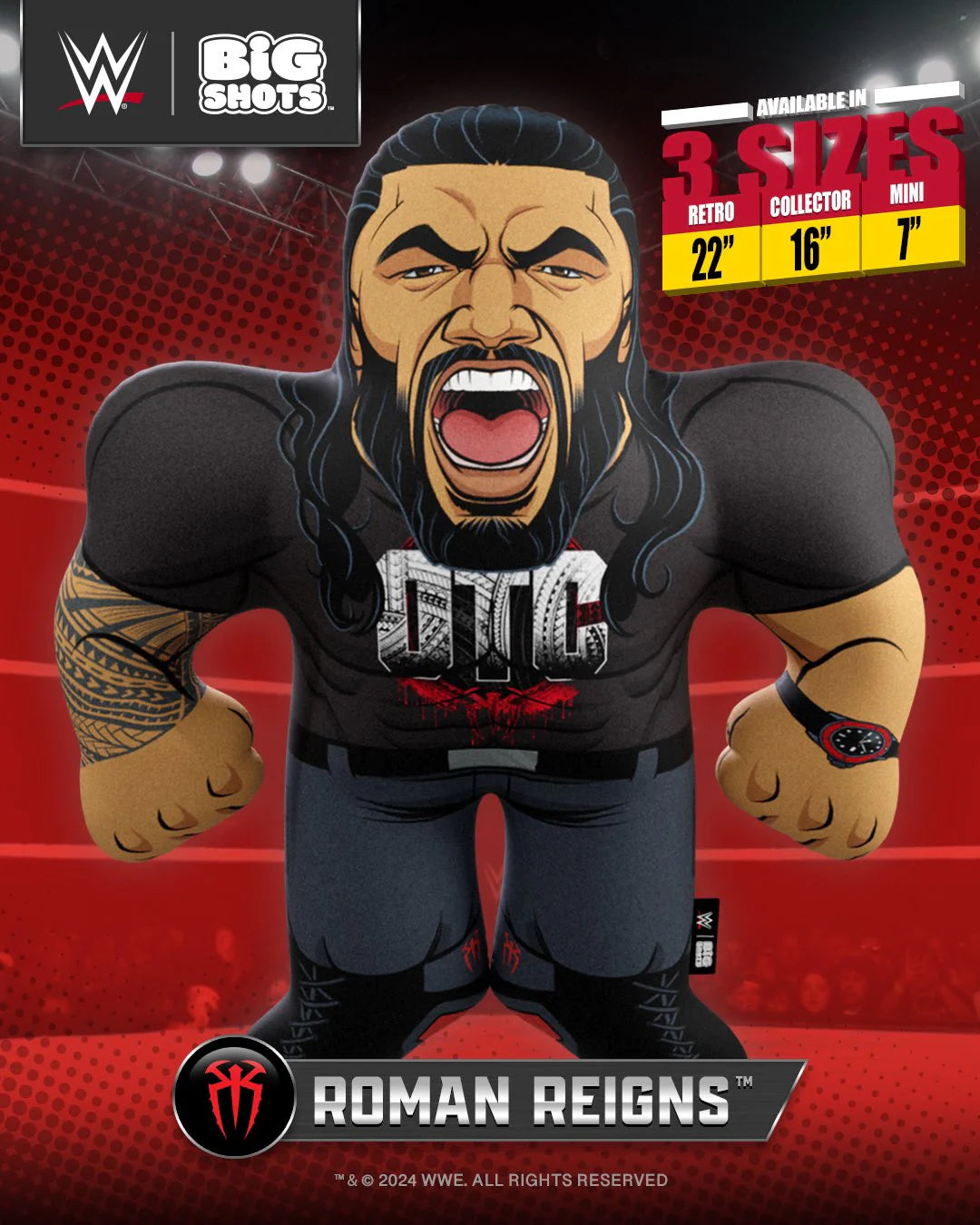 WWE Big Shots Roman Reigns [With Shirt] 2024 PWcatalog