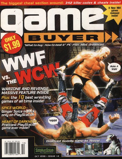 Game Buyer Magazine October 1998 Magazine PWcatalog