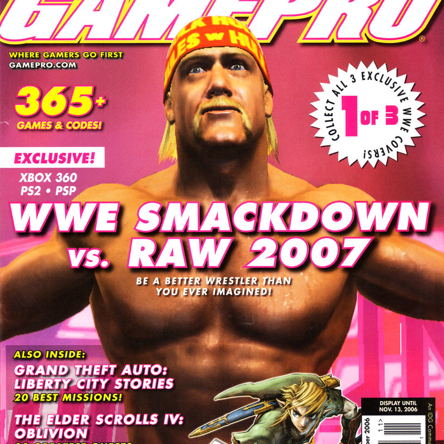 Gamepro Magazine November 2006 Hulk Hogan Magazine PWcatalog