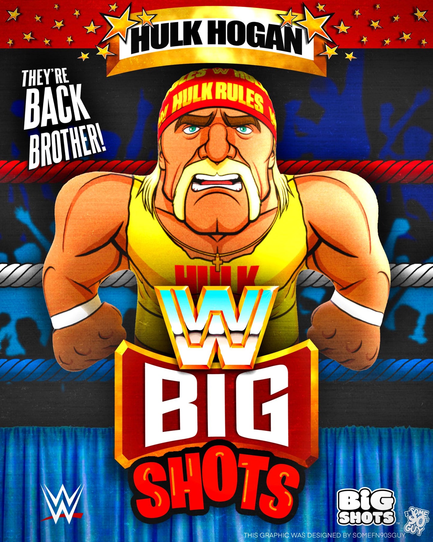 WWE Big Shots Hulk Hogan [1989 Edition] 2024 PWcatalog