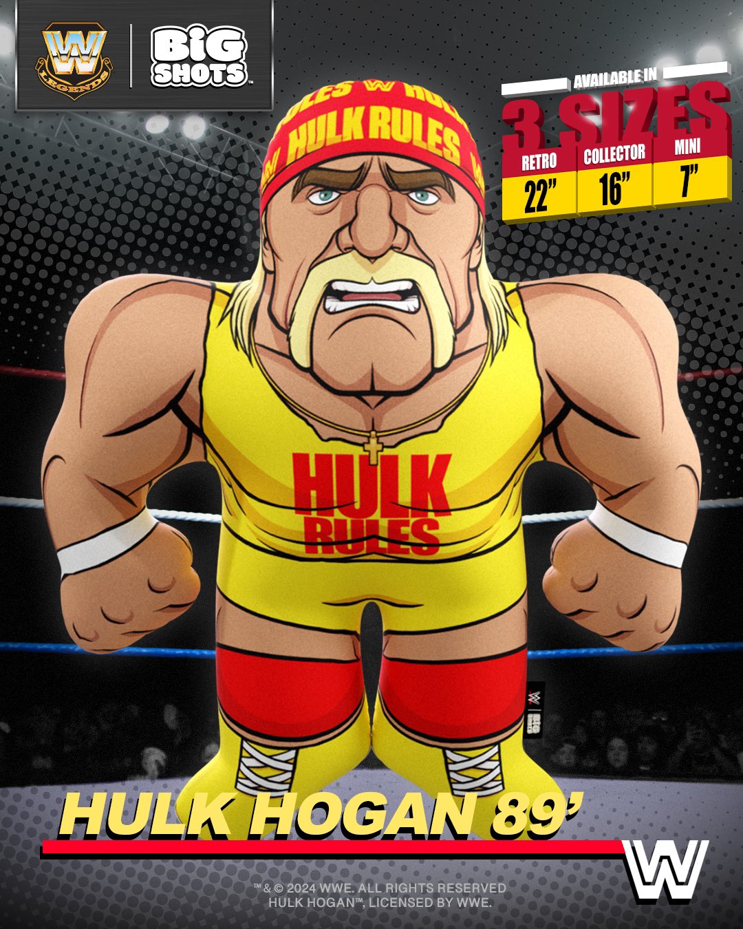 WWE Big Shots Hulk Hogan [1989 Edition] 2024 PWcatalog
