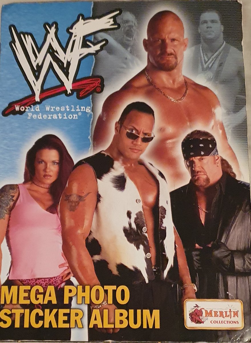 WWF Mega Photo Stickers Album 2002 Stickers Album PW Catalog