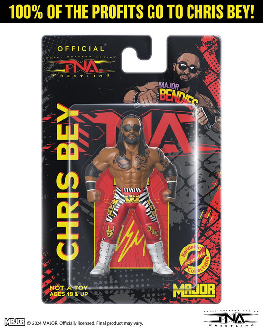 TNA Wrestling Major Bendies Limited Edition Chris Bey Action & Toy Figures PWcatalog
