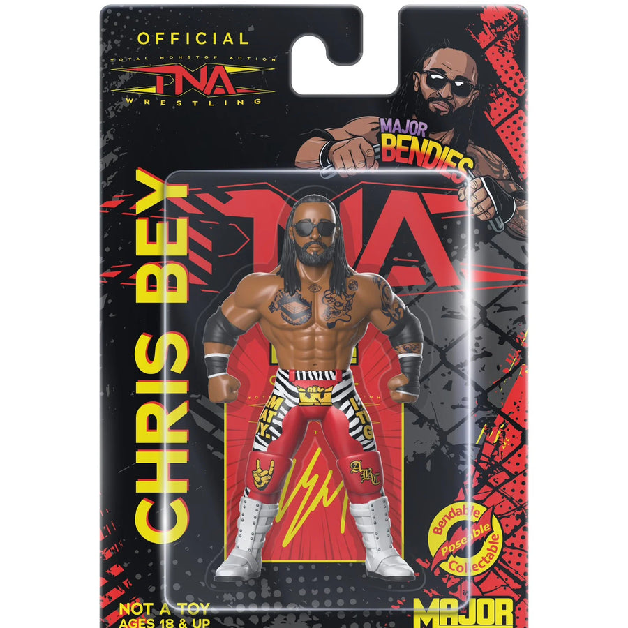 TNA Wrestling Major Bendies Limited Edition Chris Bey Action & Toy Figures PWcatalog
