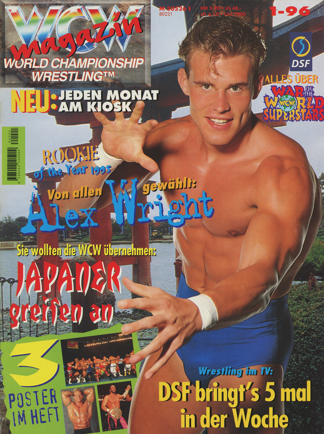 WCW German Magazine January 1996 Magazine PWcatalog