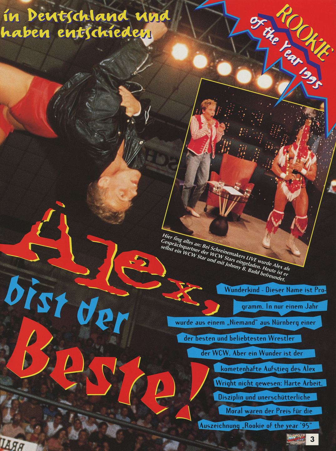 WCW German Magazine January 1996 Magazine PWcatalog