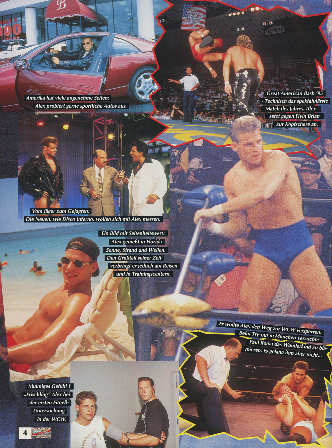 WCW German Magazine January 1996 Magazine PWcatalog